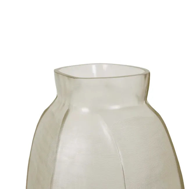 Boden Ridge Tall Vase - Snow