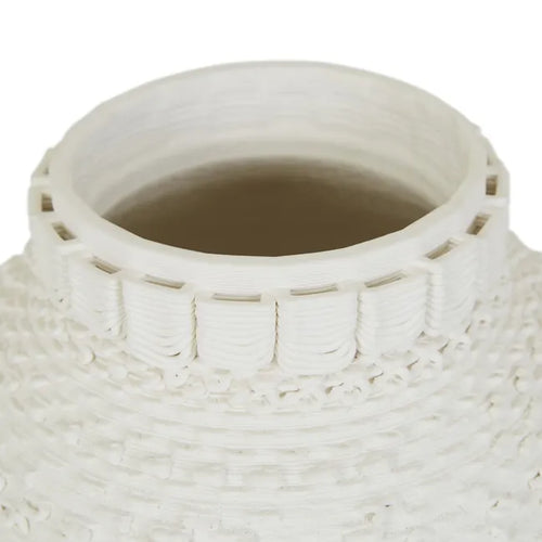 Forme Weave Vase - Ivory