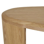 Oberon Curved Desk - Large - Natural Ash