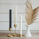 Column Pillar Candle Duo - Cream White