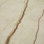 Benjamin Ripple Marble Dining Table - Putty/BrnVein - 1.2