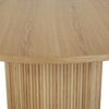 Benjamin Ripple Round Dining Table - Natural Ash - 1.5