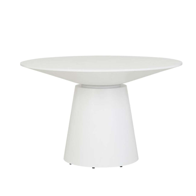 Classique Round Dining Tables - White Grain Ash - 1.5 x 1.5