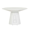 Classique Round Dining Tables - White Grain Ash - 1.5 x 1.5