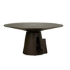 Classique Round Dining Tables - Mocha Ash - 1.2 x 1.2