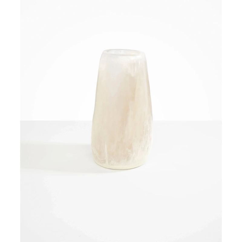 Grand Pebble Vase - Chalk Swirl