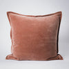 Evelyn Velvet Cushion - Clay