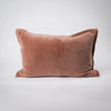 Evelyn Velvet Cushion - Clay