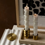 Figure II Brass Candle Holder