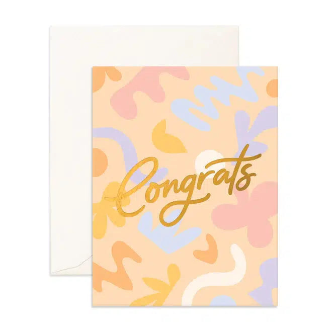 Congrats Fresco Greeting Card