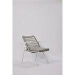 Kmode - Ines Outdoor Dining Chair - White/Grey