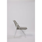 Kmode - Ines Outdoor Dining Chair - White/Grey