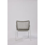 Kmode - Ines Outdoor Dining Chair - White/Grey