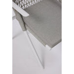 Kmode - Ines Outdoor Dining Chair - White/Grey