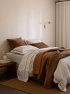 Cino Caramel Grand Cotton Velvet Quilt