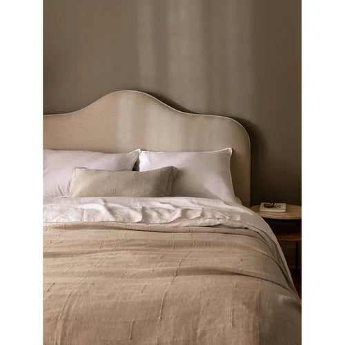 Palermo Natural French Linen Bedcover