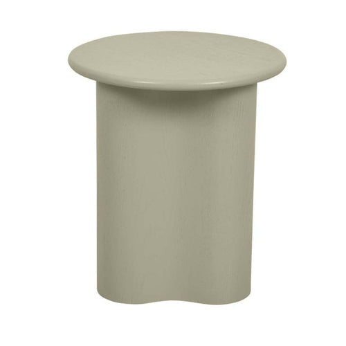 Artie Wave Side Table - Putty