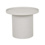 Classique Pedestal Side Table - Oyster Ash