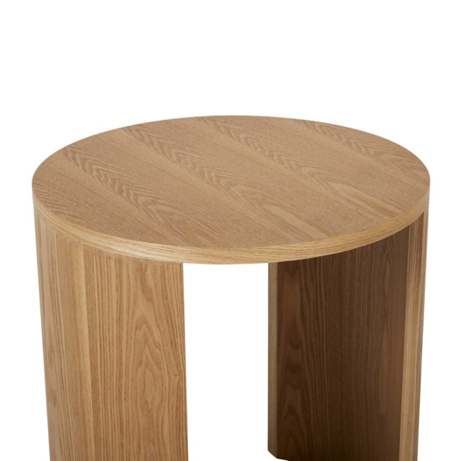 Oberon Crescent Side Table - Natural Ash