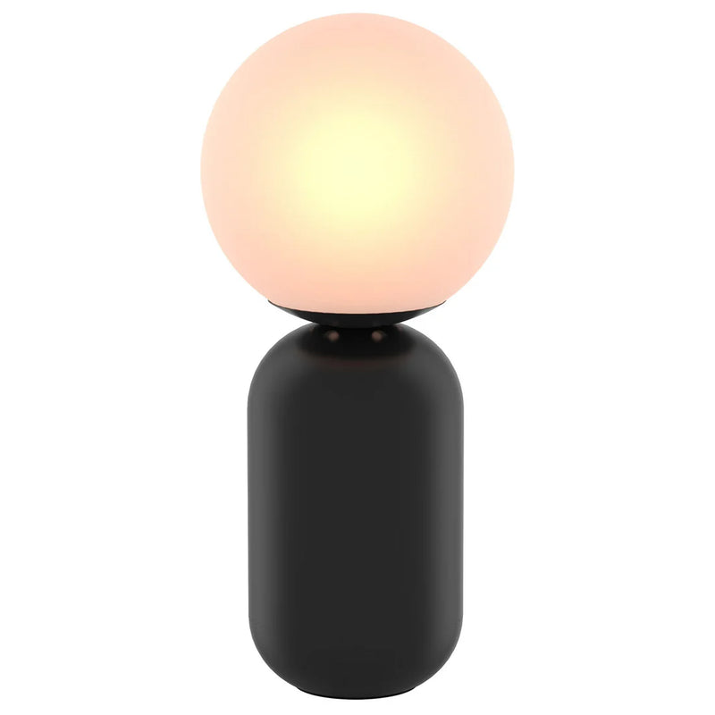 Luciano Opal Ball Table Lamp - Black