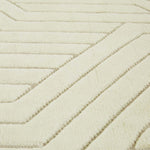 Bower Criss Cross Rug - Ivory - 2.6 x 3.4