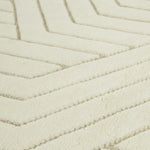 Bower Criss Cross Rug - Ivory - 2.6 x 3.4