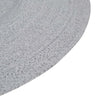 Harbour Braid Round Rug - Silver