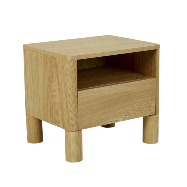 Artie Open Bedside - Natural Ash