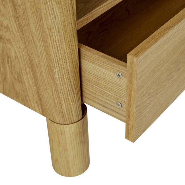 Artie Open Bedside - Natural Ash