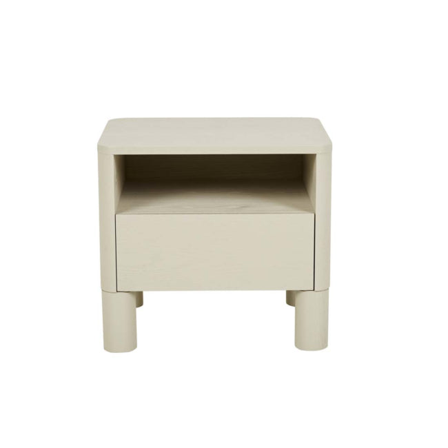 Artie Open Bedside - Putty