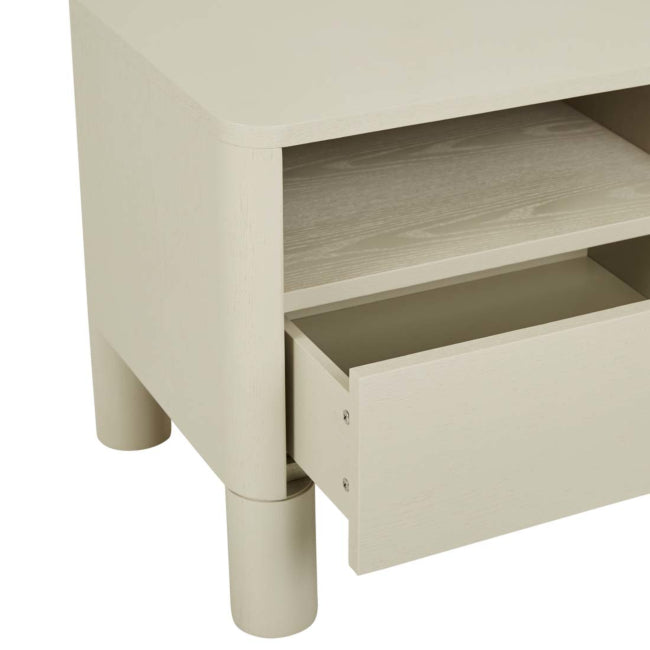 Artie Open Bedside - Putty