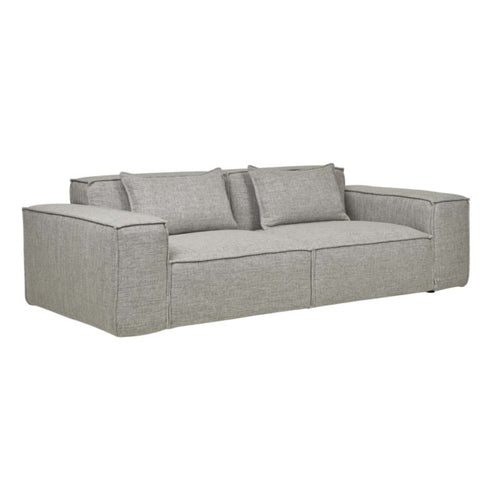 Felix Block 3 Seater Sofa - Cement
