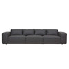 Felix Block 4 Seater Sofa - Coal