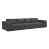 Felix Block 4 Seater Sofa - Coal