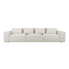 Felix Block 4 Seater Sofa - Jasmine White