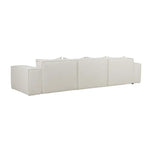 Felix Block 4 Seater Sofa - Jasmine White