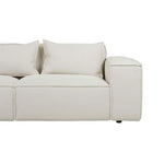 Felix Block 4 Seater Sofa - Jasmine White