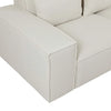 Felix Block 4 Seater Sofa - Jasmine White