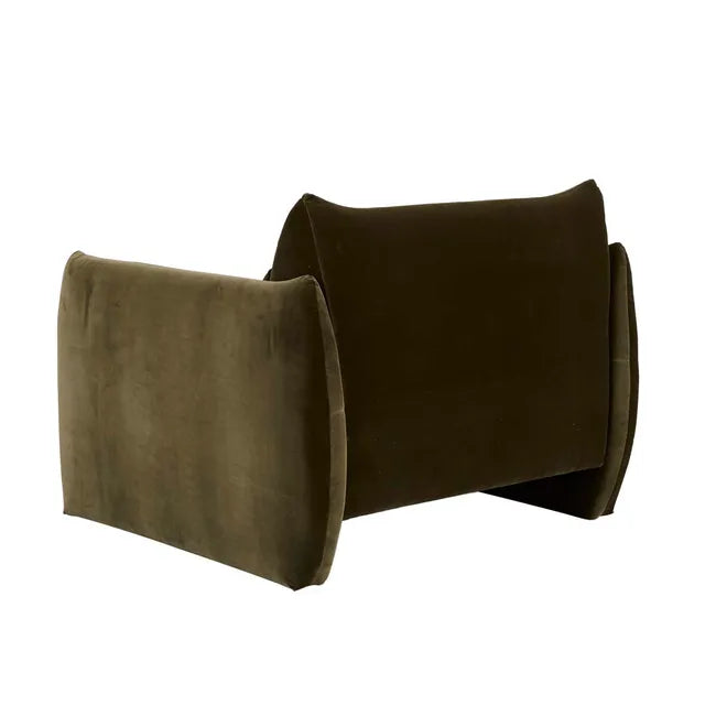 Sidney Peak Sofa Chair - Caper Velvet