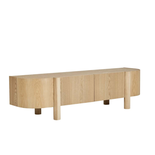 Artie Entertainment Unit - Natural Ash