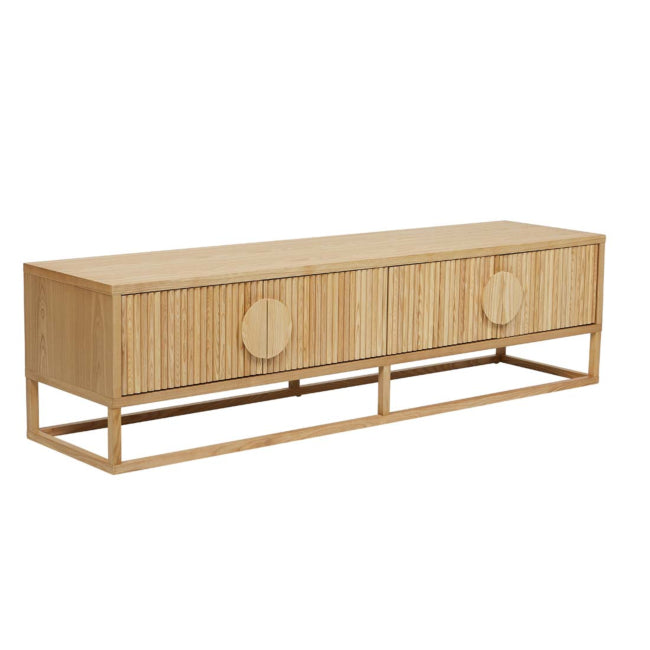 Benjamin Ripple Entertainment Unit - Natural Ash