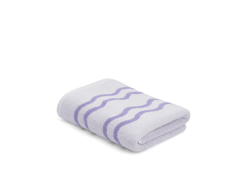 Bath Towel - Lilac/Ivory - Wave
