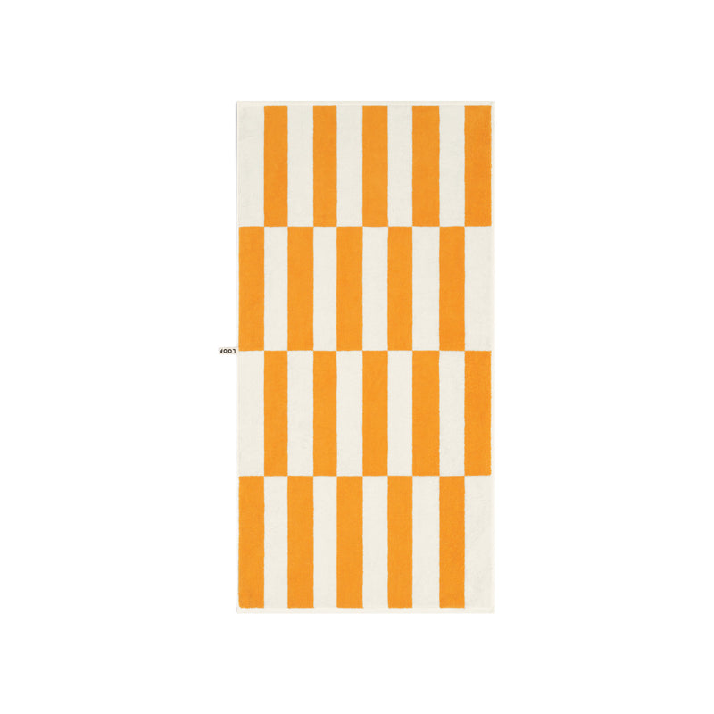 Bath Towel - Saffron/Ivory - Offset