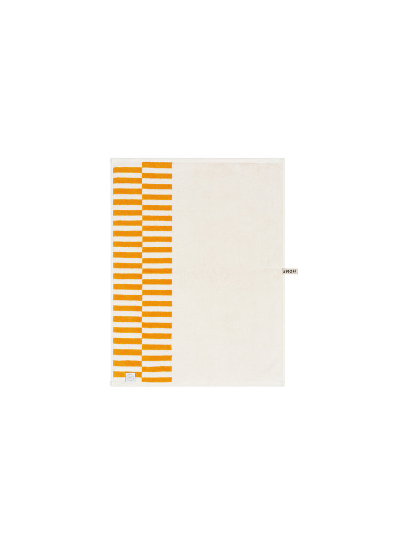 Bath Mat - Saffron/Ivory - Offset