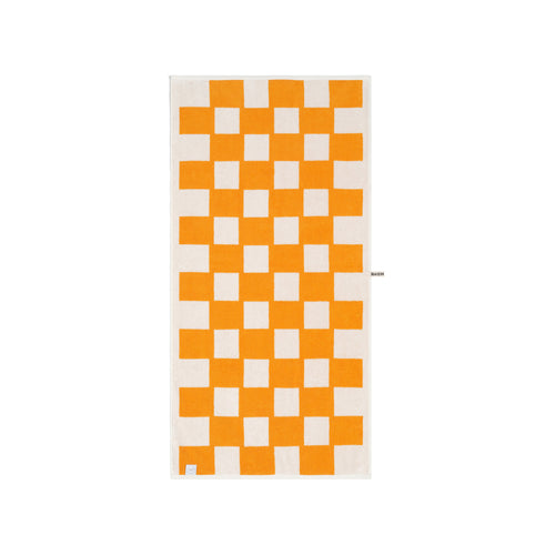 Bath Towel - Saffron/Ivory - Brick