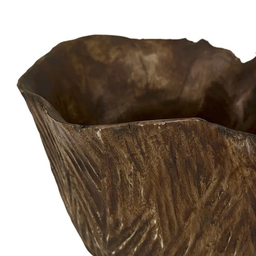 Acadia Flounce Bowl Large - Toffee