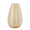 Alice Glass Vase Ivory/Mustard