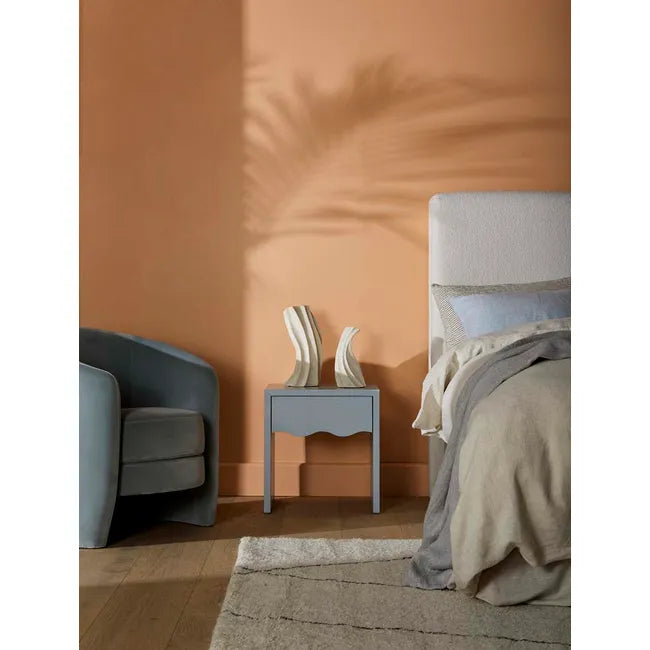 Artie Wave Bedside - Powder Blue