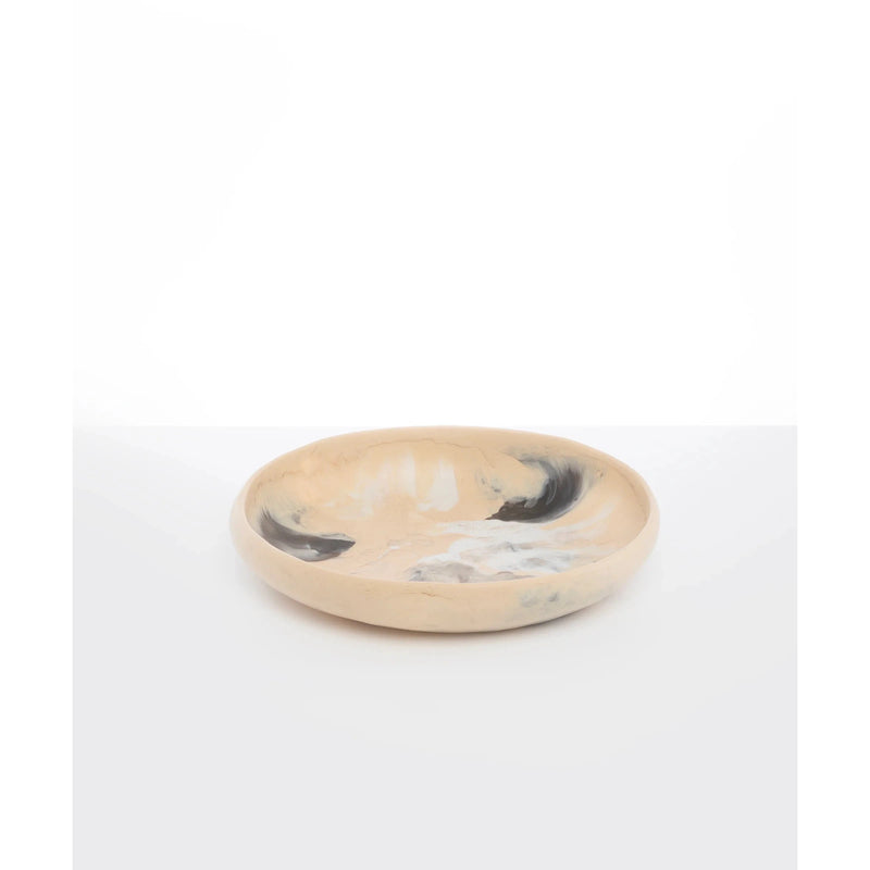 Extra Large Resin Earth Bowl - Sandy Pearl