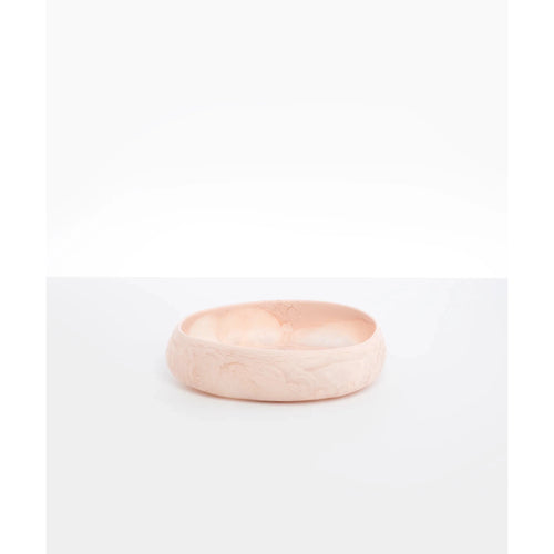Medium Resin Rock Bowl - Rose Swirl